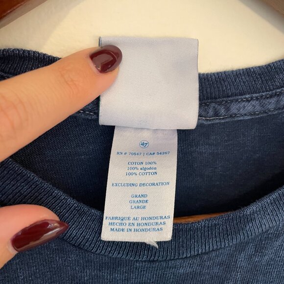 Men's '47 Memphis Grizzlies 75th Anniversary City Edition Mineral Wash T-Shirt - Picture 6 of 6